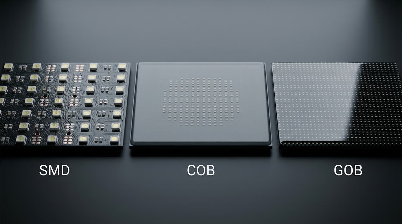 LED-Typen: SMD, COB, GOB, IMD — was ist der Unterschied?
