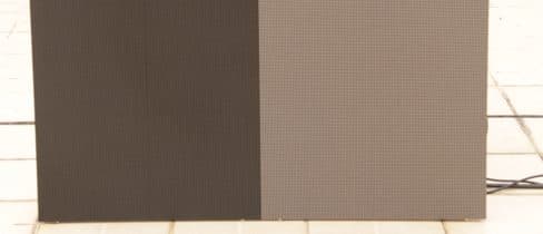 Vergleich Ultra-Black-LED und Standard-LED